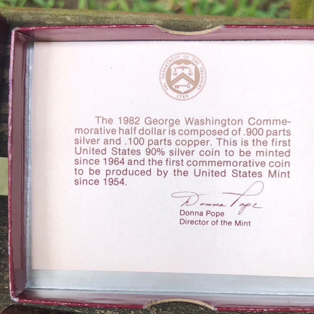 90% silver Washington commemorative half dollars 10 coins - Picture 13 of 15